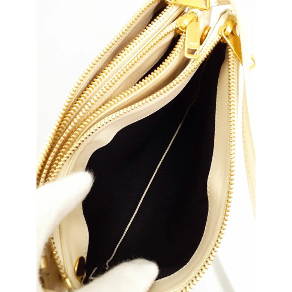 Celine Trio Leather Crossbody Bag Black - Picture 5 of 9